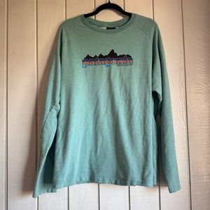 Patagonia Organic Cotton Blue Lightweight Pullover